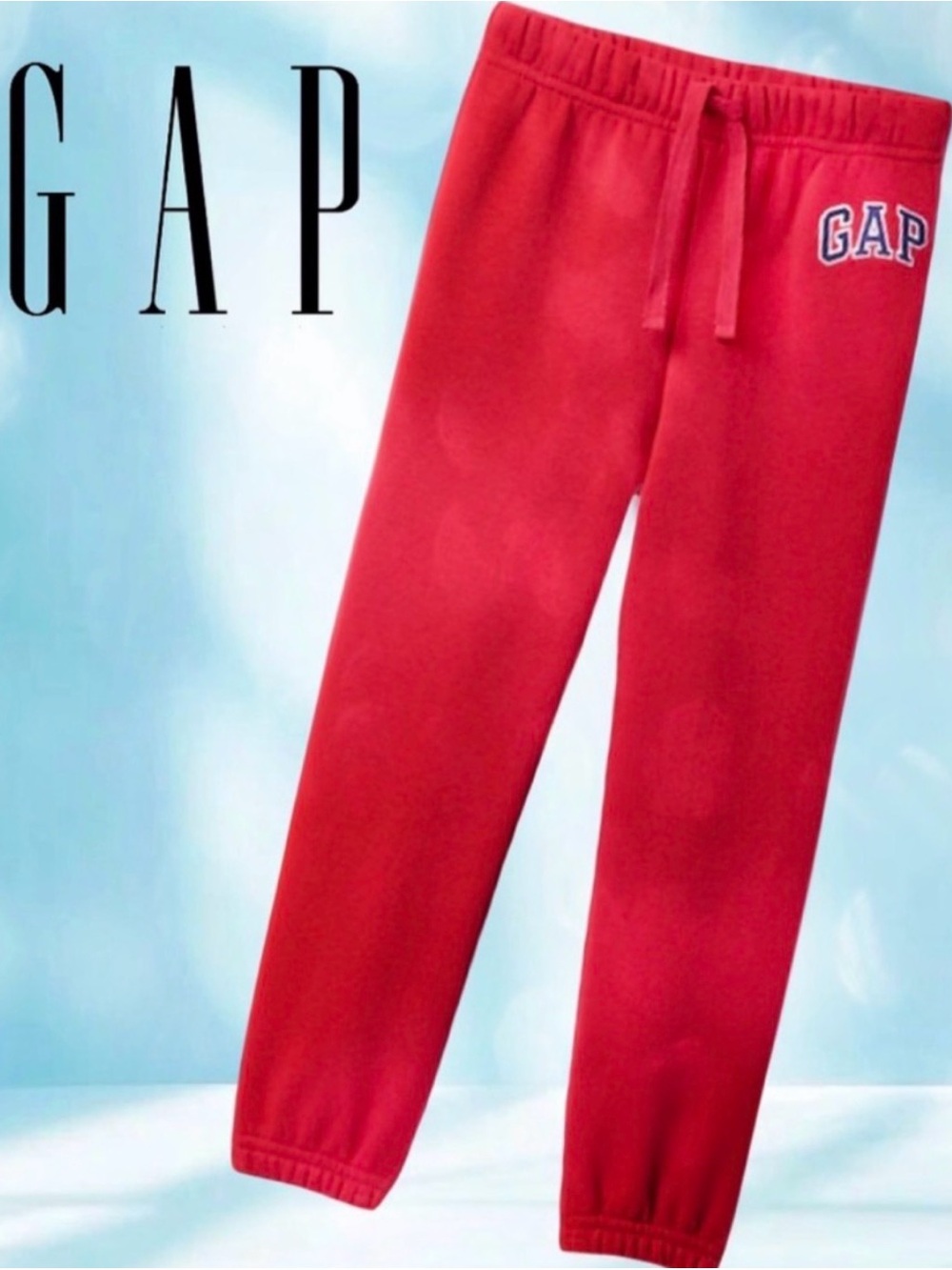 GAP Kids Vibrant Red Joggers 4 years